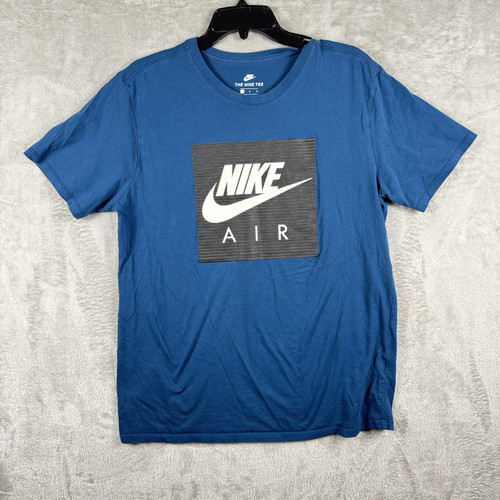 NIKE SPORTSWEAR AIR LOGO T-SHIRT UOMO - TAGLIA UOMO LARGE Blu - Foto 1 di 9