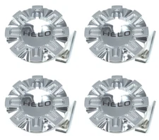 4x NEW Helo Chrome Wheel Hub Center Caps 5 Lug Bolt On HE870 LG1108-12