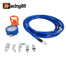 0-100PSI Engine Oil Transmission Fluid Pressure Tester Gauge Diagnostic Tool Kit