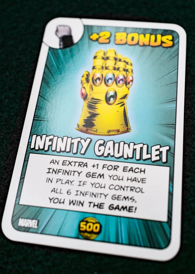 New Munchkin Marvel Promo Card - INFINITY GAUNTLET - SUPER RARE - Image 2 of 4