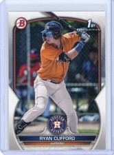 Ryan Clifford 1st Prospect 2023 Bowman Paper Base #BP-10 Houston Astros