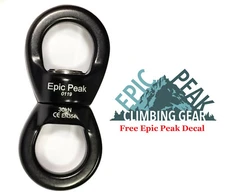 Epic Peak CE Certified 30kN Micro Rotating Climbing Rope Swivel Spinner - 6744lb