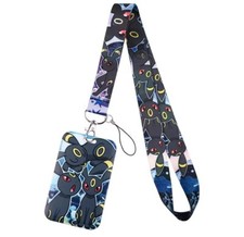 Umbreon ID Card Holder Keychain Lanyard Anime High Quality  - Fast Shipping 