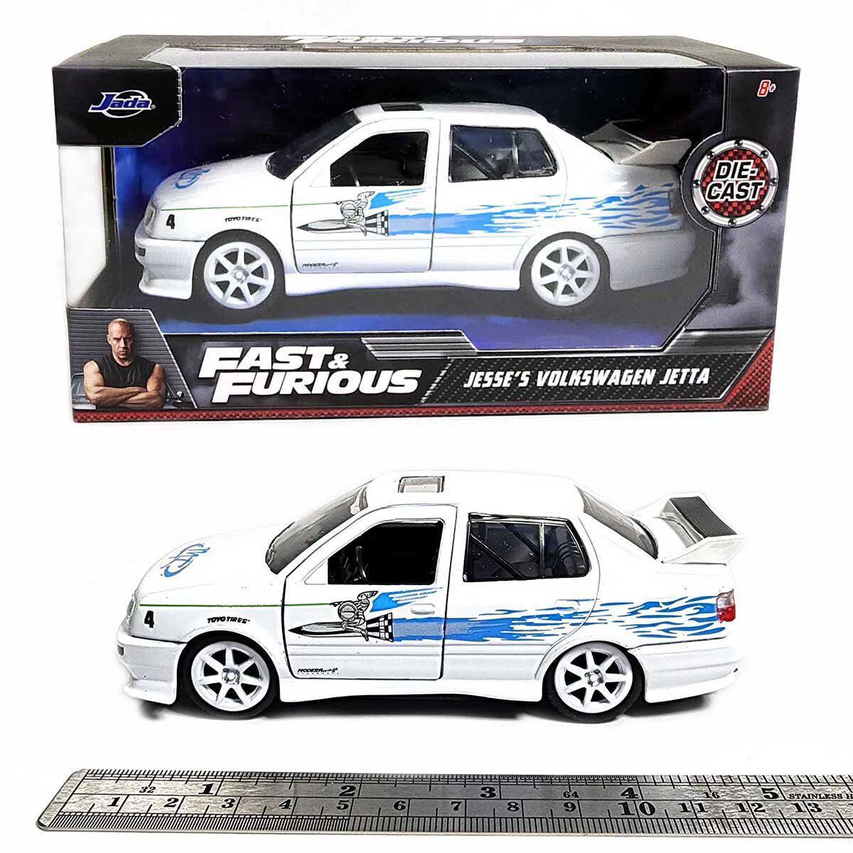 ミニカー Fast & Furious Volkswagen Jetta 1/32 Amazon.com: Jada Fast & Furious 1:32 Jesse's Volkswagen Jetta Die