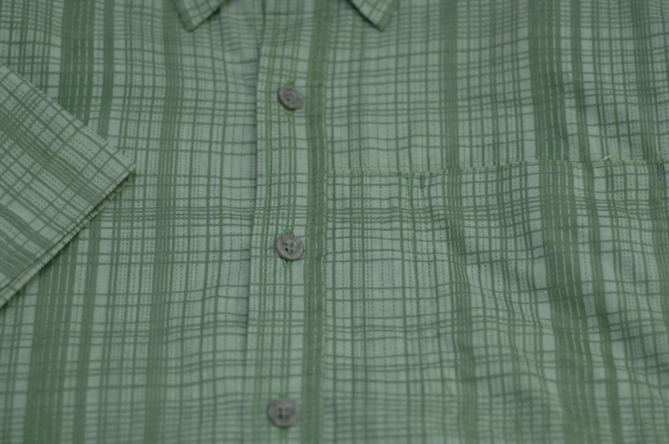 Exofficio Men's Green Gray Vented Fishing Outdoors Shirt L Large - Image 3 of 4