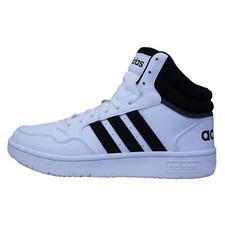 Adidas Hoops 3.0 Mid Scarpe Da Uomo Basket Bianche GW3019