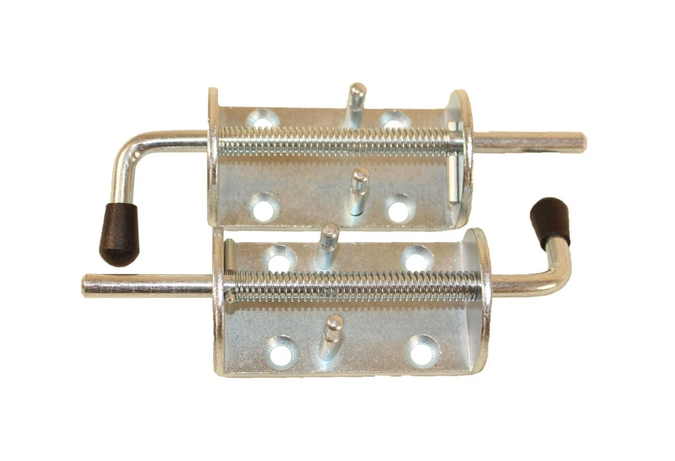 Kit de herrajes de doble puerta para cobertizo: bisagras coloniales de 6" mango en T pernos de barril HD Foto 4 de 4