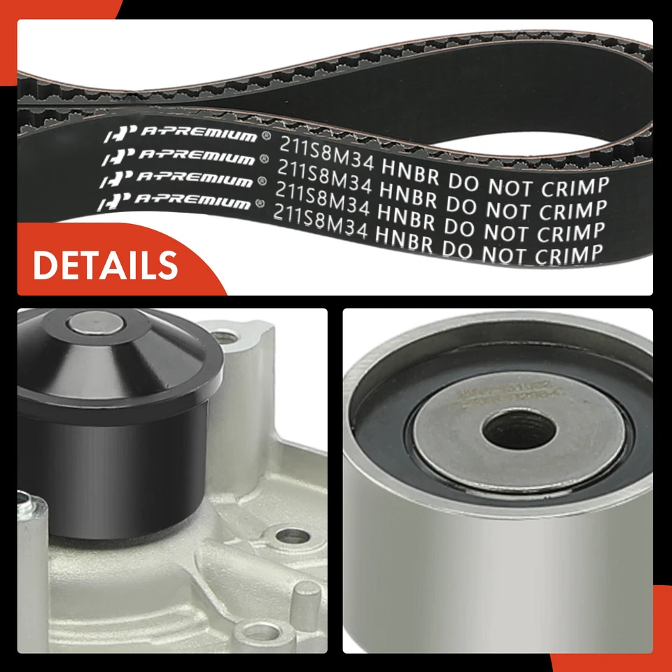 Timing Belt Kit & Water Pump for Toyota Land Cruiser 98-07 4Runner Lexus GX470 - Image 4 of 4