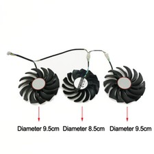 95mm 85mm For MSI GTX1080ti GAMING TRIO Graphics Cooling Fan PLD10010S12HH 4Pin