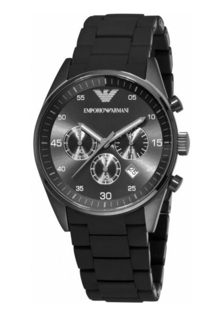 Emporio Armani AR5889 Sportivo 43 mm Black Stainless steel Case