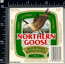 Northern Goose Malt Beverage Label - CANADA