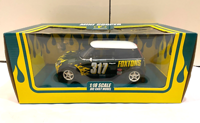 Foxton's Mini Cooper Green Car 317 Rally 1:18 scale die-cast model