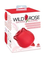Wild Rose Sucking  Licking Vibrator IC1701 