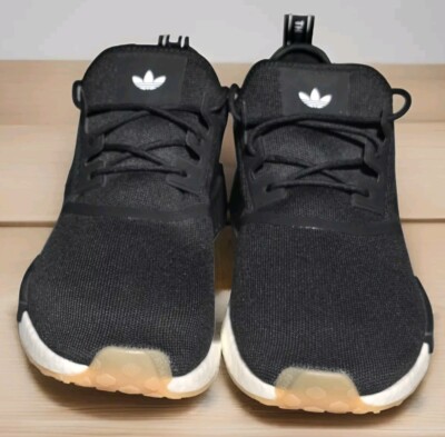 Adidas Originals NMD R1 Men's Sneakers Black Running Shoes - Size