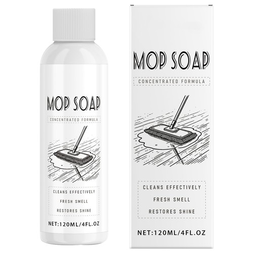 Mop Cleaning Soap 120ml Highly Scented Mop Cleaning Solution Cleaner Liquid