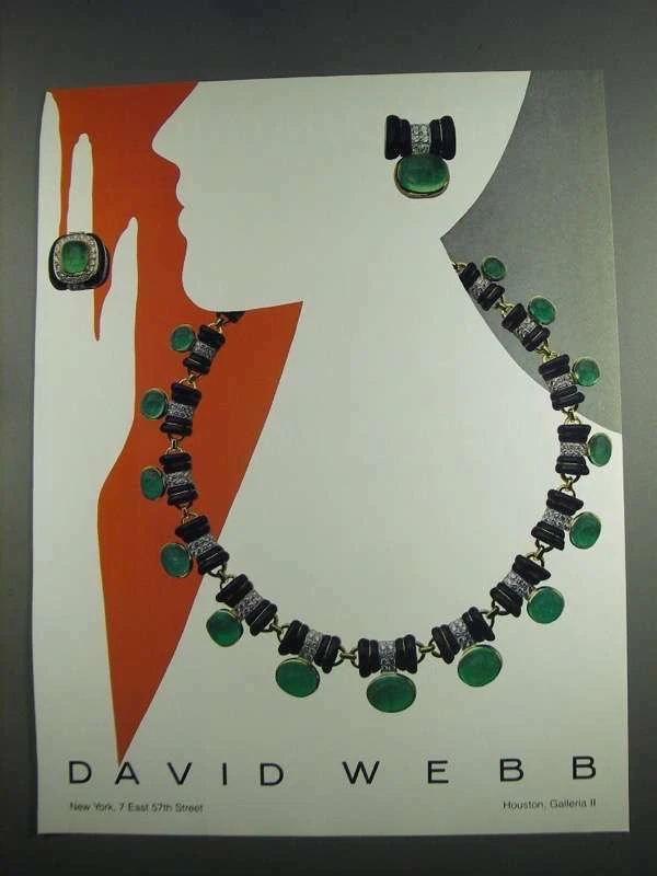 1984 David Webb Jewelry Ad eBay