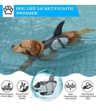 Dog Life Jacket Pet Swimming Floatation Life ...