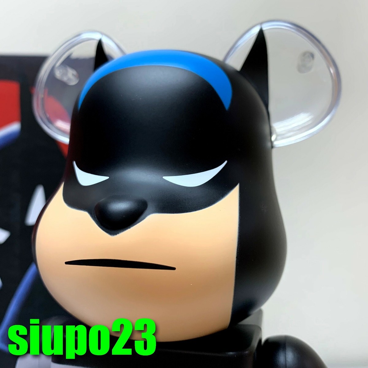 Medicom 400% + 100% Bearbrick ~ BATMAN ANIMATED Be@rbrick | eBay