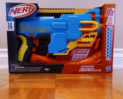 NERF RIVAL CHALLENGER MMXXIV-1200 18X ACCUROUNDS MOTORIZED SEMI AUTO BLASTER TOY