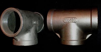 ST-125 STAINLESS STEEL TEE 1 1/4'' NPT PIPE FITTING