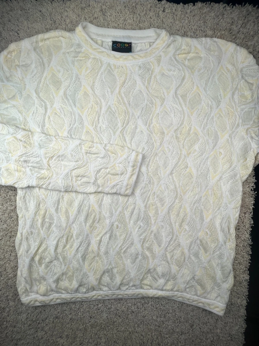 White coogi hotsell sweater