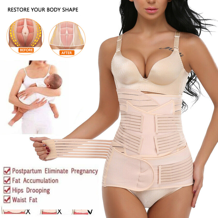 3 in 1 Postpartum Belly Waist Pelvis Support Belt for Recovery-image