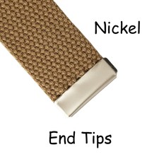 Metal Belt Buckle End Tips for Cotton Webbing...