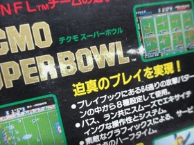 NES -- TECMO SUPER BOWL -- Box. American football. Famicom, JAPAN Game. 10979