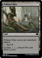 x4 Polluted Mire - Dominaria Remastered - NM - MTG