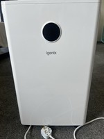 20L/Day Dehumidifier Removes 20 Litres Moisture a Day, White, Igenix IGDH020W