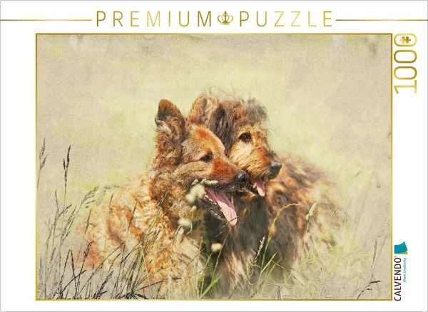 Calvendo Puzzle An Image From The 2017 Old German Herding Dogs Calendar | 1000 P-image