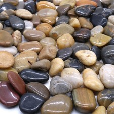 Decorative Polished Pebbles for Plants, Garden, Succulents   10 lbs, 1-2 Inch