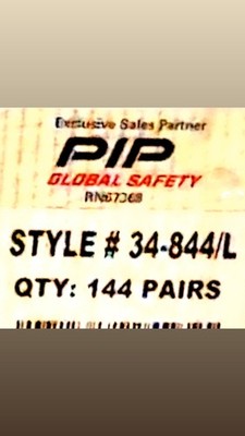 **SALE 34-844/Lg MaxiFlex Nitrile Grip Dotted Palm Coated PROTECTIVE WORK GLOVE