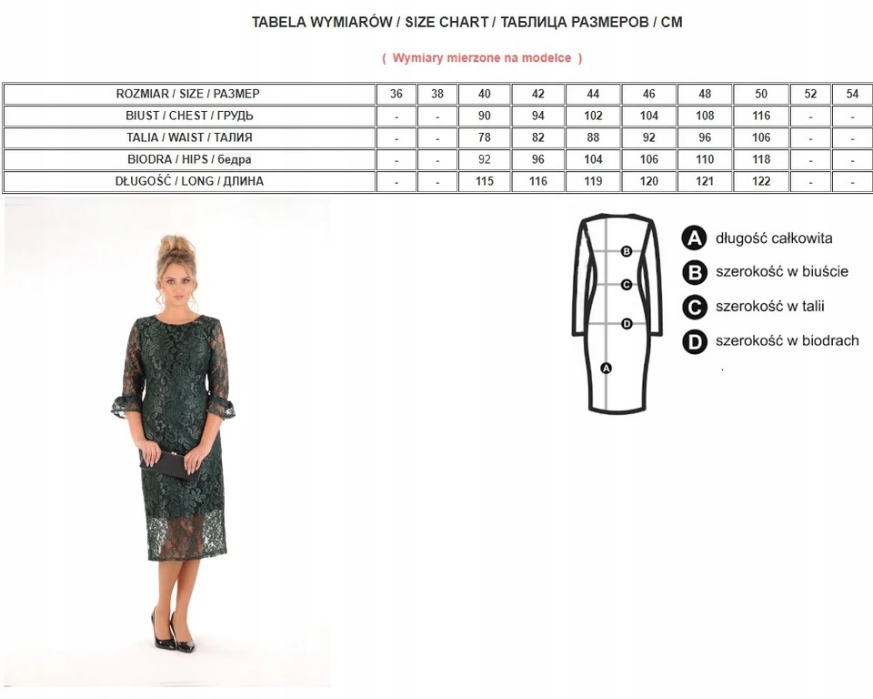 Carla Moreno Verona Spitzenkleid Midi Etuikleid Volant 3/4 Ärmel 40-52 - Bild 2 von 4