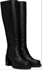 Ann Demeulemeester Black Donna Boots Sz 9 IT39