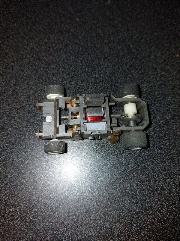 VINTAGE  TYCO HO SLOT CAR  CHASSIS- SLIM/INDY