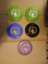 Lot of 5 "Over the Bar Bicycle Cafe Pittsburgh PA" frisbee discs, 8.5", 2.5 oz