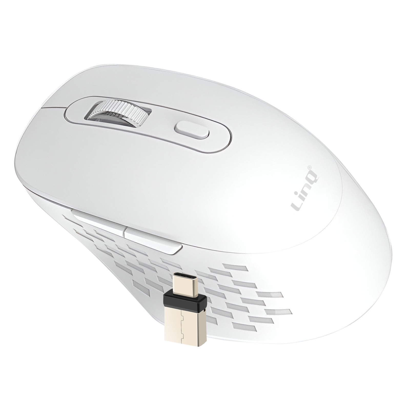 Ratón LinQ con sensibilidad ajustable de 1600 DPI para un control fluido