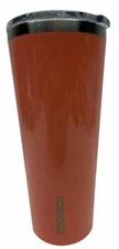 Corkcicle Neon Lights 24oz Tumbler Coral With Lid Triple Insulated Stainless