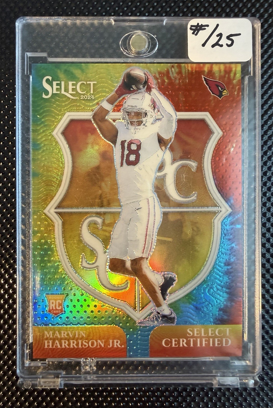 Marvin Harrison Jr. Panini Select Certified Rookies #5 Tie-Dye