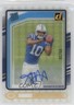 2024 Panini Clearly Donruss Rated Rookie Mosaic 5/20 Adonai Mitchell Auto 0y42
