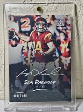 2018 PANINI LUMINANCE SAM DARNOLD ROOKIE ON-CARD SILVER AUTOGRAPH RC SEAHAWKS?. rookie card picture
