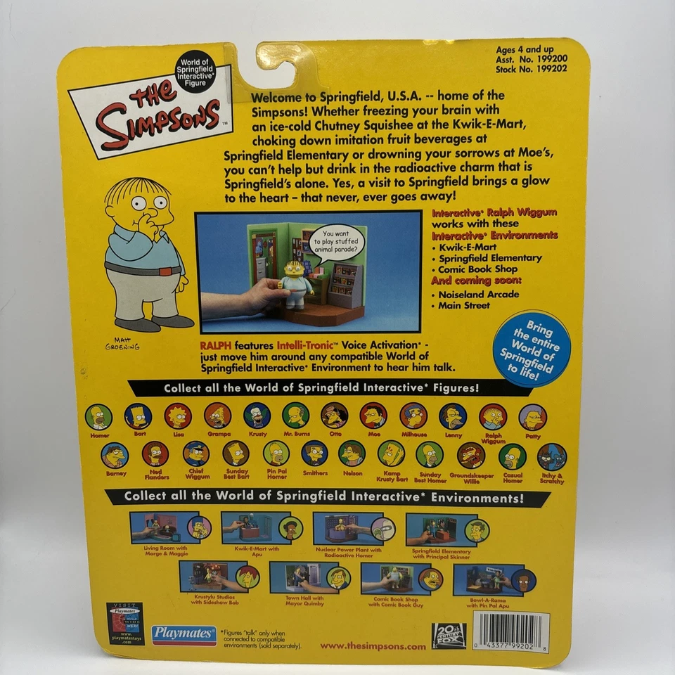 Figura de acción Ralph Wiggum de Los Simpson nueva en caja (serie WOS #4) Foto 2 de 4