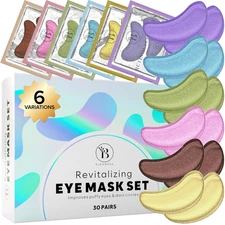 Variety Under Eye Patches (30 Pairs) Under Eye Patches for Dark Circles and P...