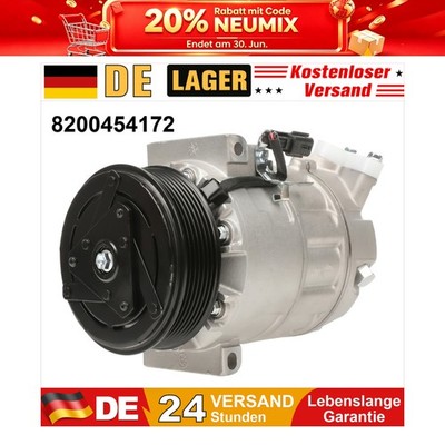 Klimakompressor 8200454172 für Renault Master III Opel Vivaro B Nissan NV300