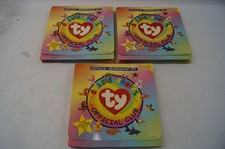 LOT 3 TY Beanie Babies Official Club Official Membership Kit 1st Edition C242