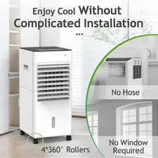  3-IN-1 Evaporative Air Cooler  Portable Air Conditioner (LL04-18JR) white