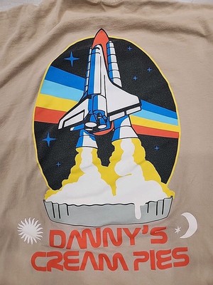 Danny Duncan Cream pies T Shirt Sz L  Space Shuttle Tee