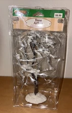 Lemax 2008 Tree Arbre “Snowy Alamo Tree” Christmas Village Accessory Flocked