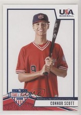 2019 Panini USA Baseball Stars & Stripes Connor Scott #75 2j7